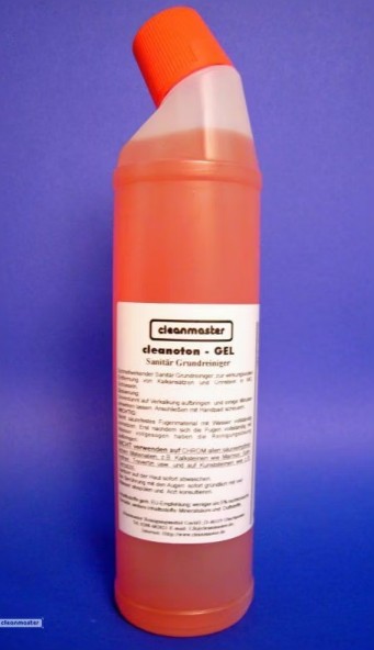 cleanoton - GEL - Sanitär Grundreiniger, 750 ml. cleanoton - GEL - Sanitär Grundreiniger, 750 ml.