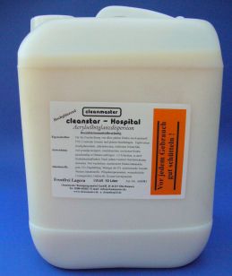 cleanstar "Hospital" Desinfektionsmittelbeständige Kunststoffdispersion. 10 Liter Kanister