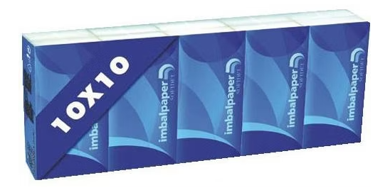 Papiertaschentücher 4-lagig, Karton, 300 x 10er Pack