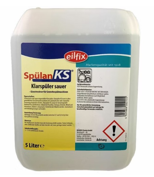 Klarspüler Spülan KS® sauer 10 Liter Klarspüler Spülan KS® sauer 10 Liter