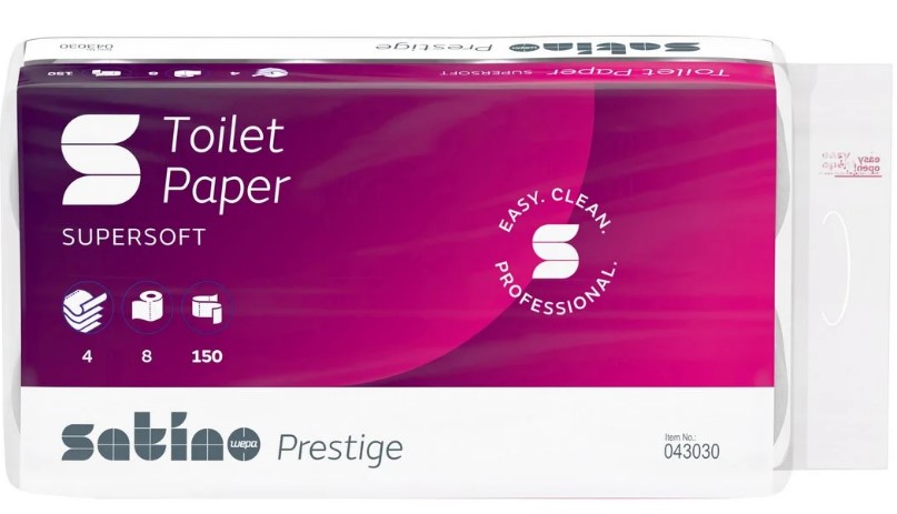 Toilettenpapier 3-lagig, 250 Blatt, VE = 72 Rollen