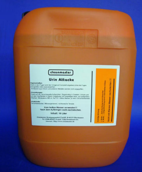 Urin-Attacke Geruchsvernichter, 10 Liter Kanister