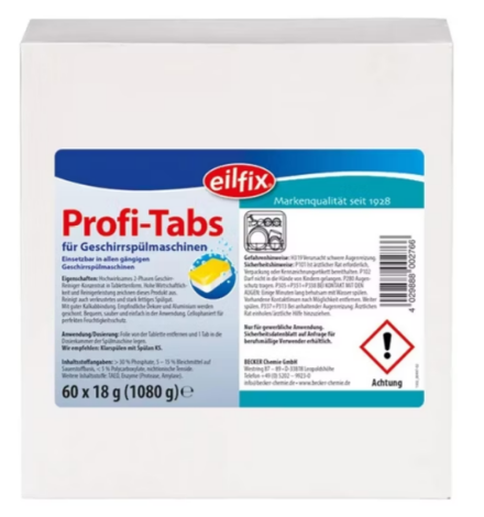 Profi-Tabs VE = 60 Tabs Profi-Tabs VE = 60 Tabs