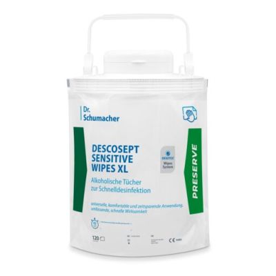 DESCOSEPT SENSITIVE WIPES XL Karton: 4 Spender