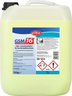 GSM® 16 Maschinengeschirrspülmitte, 10 Liter Kanister GSM® 16 Maschinengeschirrspülmitte, 10 Liter Kanister